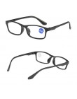 2020 okulary do czytania mężczyźni Anti Blue Rays okulary do czytania Antifatigue okulary komputerowe z + 1.5 + 2.0 + 2.5 + 3.0 