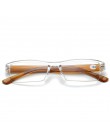 Ahora Unisex kwadratowe okulary do czytania dla mężczyzn kobiety okulary Presbyopic przenośne ultralekkie okulary do czytania z 