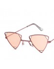 Yoovos 2019 nowe punkowe Okulary przeciwsłoneczne damskie trójkąt óculos nowe Okulary vintage ażurowe metalowe ramki modne Okula
