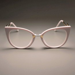 CCSPACE panie Sexy kocie oko ramki okularów dla kobiet GORGEOUS marka projektant okulary optyczne stylowe akcesoria optyczne 450
