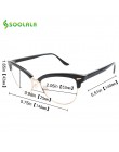 SOOLALA semi-rimless kocie okulary do czytania kobiety powiększające okulary starczowzroczność okulary do czytania okulary 0.5 1