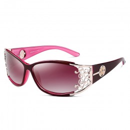 PARZIN Luxury Brand Vintage okulary przeciwsłoneczne damskie spolaryzowane damskie okulary przeciwsłoneczne dla kobiet Hollow La