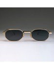 49011 Steam punkowe okulary przeciwsłoneczne metalowe małe mężczyźni kobiety moda odcienie UV400 okulary vintage