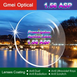 Wysokiej jakości wskaźnik ochrony przed promieniowaniem 1.56 Clear Optical Single Vision Lens HMC, EMI asferyczne soczewki korek