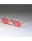 49011 Steam punkowe okulary przeciwsłoneczne metalowe małe mężczyźni kobiety moda odcienie UV400 okulary vintage