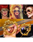 2020 moda ponadgabarytowych okulary kobiety luksusowej marki Vintage punkowe okulary przeciwsłoneczne mężczyźni barokowy Pearl o
