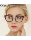 Kocie oko ramki okularów kobiety dekoracje cyrkonią style moda komputerowe okulary optyczne 45605