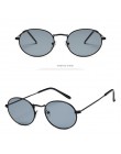Yoovos 2019 mała ramka okulary kobiety Retro owalne lustro metalowe okulary przeciwsłoneczne w stylu Vintage marka projektant Lu