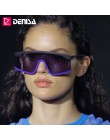 DENISA Fashion ponadgabarytowe okulary przeciwsłoneczne damskie 2019 marka projektant duże oprawki kwadratowe okulary przeciwsło