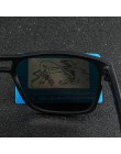 Spolaryzowane okulary mężczyźni ruch projektant jazdy okulary przeciwsłoneczne kobiety w stylu Vintage anty-uv kierowcy czarne o