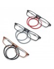 Wiszące szyi magnes okulary do czytania Presbyopic mężczyźni kobiety miękkie TR90 magnetyczne okulary vintage 1.0 1.5 2.0 2.5 3.