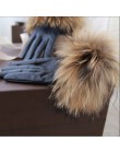 2019 nowy prawdziwy szop futrzane rękawice skórzane damskie rękawiczki moda luksusowe duże futro szopa kożuch oryginalne skórzan