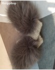 2019 nowych kobiet mody Brand new oryginalne wełniane futra lisa pokryte zimowe rękawiczki rękawiczki prawdziwe futro z lisa luv