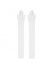 YiZYiF seksowne rękawiczki damskie gładkie Sheer Seamles długie rękawiczki rękawiczki do ochrony przed słońcem rękawiczki panny 