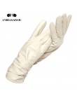 2019 moda nowe produkty zimowe skórzane rękawiczki krótka skórzana rękawiczki damskie nadgarstek zaostrzenie projekt zimowe skór