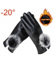 JIFANPAUL oryginalna skóra owcza rękawiczki damskie wysokiej jakości z pełnymi palcami do ekranów dotykowych jesienne zimowe cie