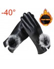 JIFANPAUL oryginalna skóra owcza rękawiczki damskie wysokiej jakości z pełnymi palcami do ekranów dotykowych jesienne zimowe cie