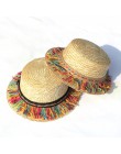 Lato rodzic-dziecko kapelusz przeciwsłoneczny stanie kobiet osłona przeciwsłoneczna kapelusz kokardka dla dziewczynek słomkowy k