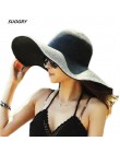 2015 Fashion Seaside czapka z daszkiem damskie letnie kapelusze przeciwsłoneczne dla kobiet duże rondo słomkowy kapelusz przeciw