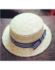 2016 letnie płaskie kapelusze przeciwsłoneczne dla kobiet chapeau feminino słomkowy kapelusz panama style cappelli boczne z koka