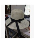 2015 Fashion Seaside czapka z daszkiem damskie letnie kapelusze przeciwsłoneczne dla kobiet duże rondo słomkowy kapelusz przeciw