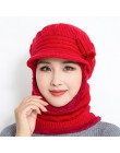 2018 kobieta szyi cieplej jesień czapki zimowe maska kobiety czapka zimowa czapki z dzianiny zestaw szalików czapka czapki narci