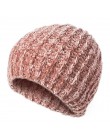2020 nowy stylowy czapka zimowa materiał Chenille czapki zimowe dla kobiet ciepły czapka z dzianiny kobieta jesień czapki Lady H