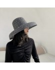 2019 Retro okrągły wierzchołek duży słomkowy kapelusz panie kapelusze przeciwsłoneczne podróż wakacje czapki z daszkiem Vintage 