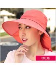 BINGYUANHAOXUAN 2018 nowy marka kobiety kapelusz słońce kapelusz na lato składane ochrony przeciwsłonecznej Anti-uv duże chusty 