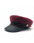 OZyc 2019 nowa zimowa czapka gazeciarza dla kobiet czarny Retro mężczyźni baker berety casual wiosenna brytyjska klasyczna kobie