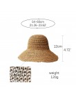 2019 Summer Fashion women słomkowy kapelusz Lady Summer Sun Hat czapka z daszkiem Panama Style kapelusz wędkarski Strawhat kapel
