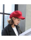 2019 wełna kobiety Beret jesień zima ośmioboczna czapka kapelusze stylowy artysta malarz gazeciarz czapki czarny żółty berety