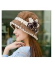 Brand New ciepła czapka zima kobiety nauszniki czapka z wełny dość czapki z dzianiny kobiet jesień zima moda czapka beanie hurto