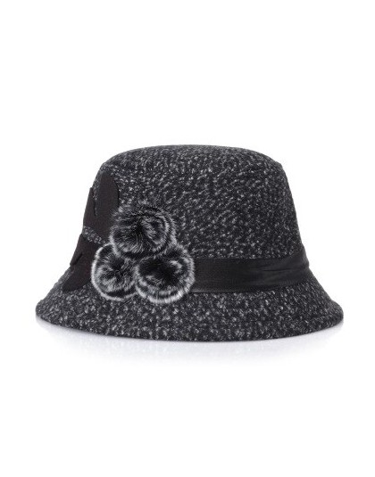 Eleganckie Party panie Fedoras kobiety kapelusz pani czapka zimowa ciepła czapka kobiety Faux wełniana zimowa ciepła czapka s 20