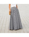 Damskie spódnice 2019 ZANZEA Vintage Plaid sprawdź długa spódnica Zipper plisowane Faldas czeski Jupe Femme casualowe kieszenie 