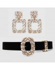 Girlgo 2019 Vintage kryształowy pas dla kobiet moda talia akcesoria do paska biżuteria do ciała luźna sukienka prezenty Ceinture
