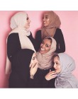 Cena hurtowa 70*180cm kobiety muzułmańskie marszczone hidżab szalik femme musulman miękkie bawełniane chusty hidżab muzułmański 