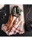 2020 luksusowe marki kobiety szalik letnie szale jedwabne lady okłady miękkie pashmina kobiet Echarpe projektant plaża stole chu