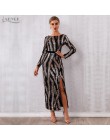 Adyce 2020 nowa wiosna cekiny Celebrity wieczór Runway Party Dress kobiety Vestidos seksowna sukienka maxi z odkrytymi plecami z