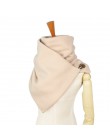 Szalik z kapturem szyi cieplej szalik szalik kobiety mężczyźni moda zimowa szaliki i bluza z kapturem przycisk pętli przez Couve