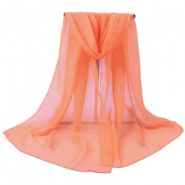 19 kolorów szal szyfonowy kobiety letnie szale jedwabne szyfonowe cienkie szale i okłady Foulard Pure Color hidżab etole Dropshi