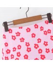 Styl wakacyjny kwiatowy nadruk kobiety różowa satynowa Mini spódniczka 2019 jesień wypoczynek Lady spódnice trapezowe P1509