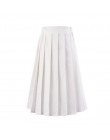 JLI MAY wysokiej talii plisowana krótka spódniczka dziewczyny spódnica w stylu harajuku jednolity kolor, w kwadraty Casual chic 