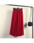 3 warstwy szyfonu długie spódnice dla kobiet elegancki Casual wysokiej talii styl boho plaża długie spódnice Saias 80/90/100cm 2