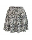 Jocoo Jolee kobiety lato kwiatowy Print plisowana Mini spódnica elegancka wysoka talia krótka plaża wakacje spódnica na co dzień