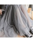 Długa spódnica tutu tiulowa rozkloszowana z halką gumą w talii damska młodzieżowa dziewczęca modna