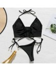 In-x Leopard kostium kąpielowy damski Sexy string lace up bikini 2020 strój kąpielowy z wysokim stanem kobiety lato kąpiących Ha