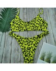 Seksowne Bikini stroje kąpielowe kobiety Leopard serpentynowy nadruk Bikini dwuczęściowy strój kąpielowy Biquini stałe pływanie 
