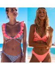 LI-FI 2019 brazylijski Bikini Set kobiety stringi stroje kąpielowe Sexy lato strój kąpielowy wzburzyć powrót strój kąpielowy kąp