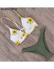 RXRXCOCO bandażowy strój kąpielowy kobiety brazylijski strój kąpielowy Bikini kobiet stringi Bikini zestaw strój kąpielowy Push 